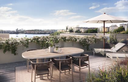 Balkong eller utsiktsbild