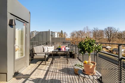 Balkong eller utsiktsbild