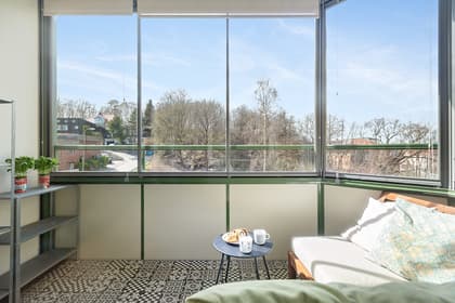 Balkong eller utsiktsbild