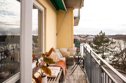 Balkong eller utsiktsbild