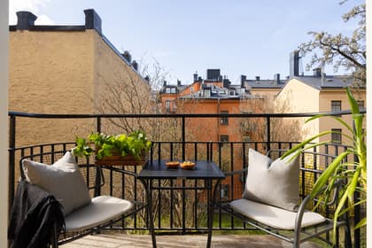 Balkong eller utsiktsbild