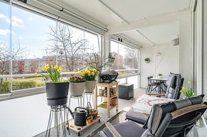 Balkong eller utsiktsbild