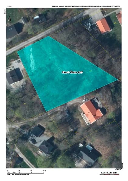 Illustrerad karta över fastigheten eller området