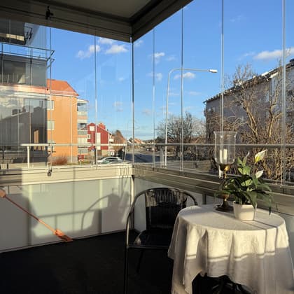 Balkong eller utsiktsbild