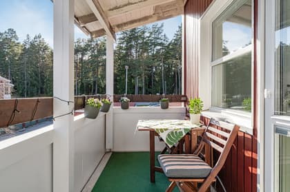 Balkong eller utsiktsbild