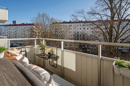 Balkong eller utsiktsbild