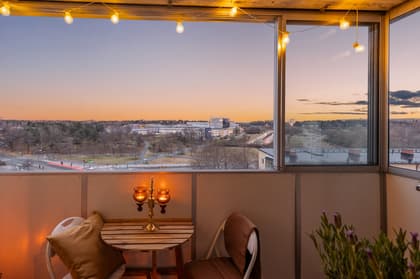 Balkong eller utsiktsbild