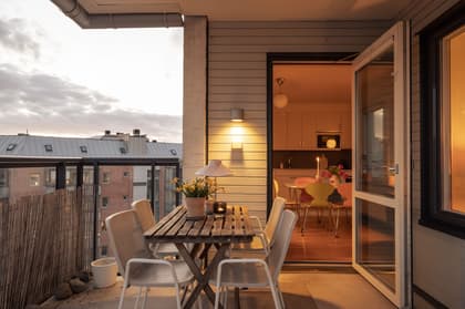 Balkong eller utsiktsbild