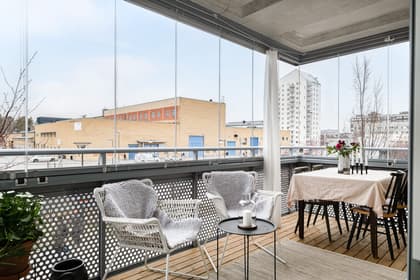 Balkong eller utsiktsbild