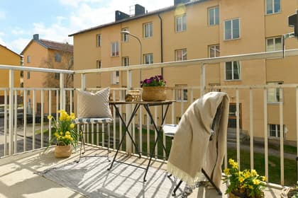 Balkong eller utsiktsbild