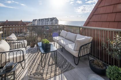 Balkong eller utsiktsbild