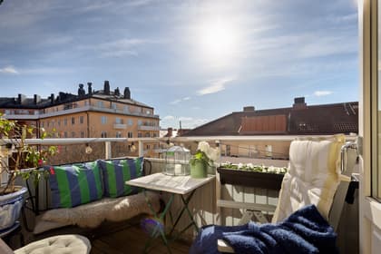 Balkong eller utsiktsbild