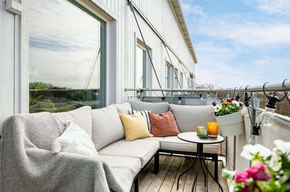 Balkong eller utsiktsbild