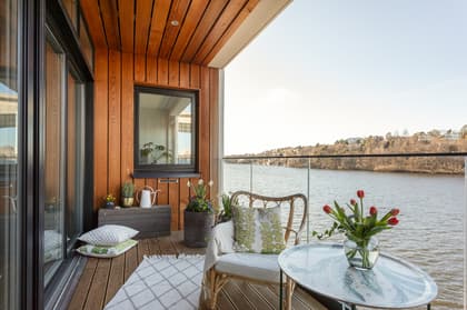 Balkong eller utsiktsbild