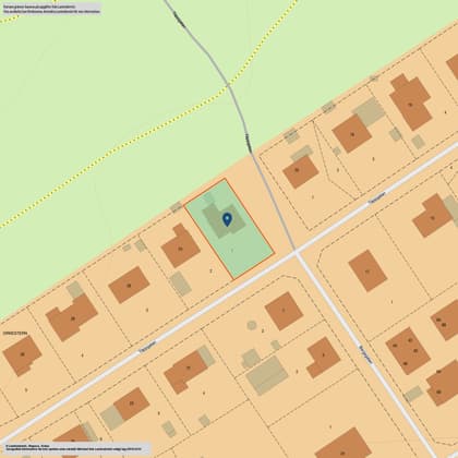 Illustrerad karta över fastigheten eller området