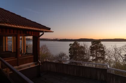 Balkong eller utsiktsbild