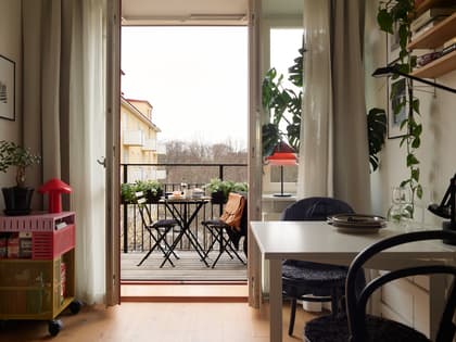 Balkong eller utsiktsbild