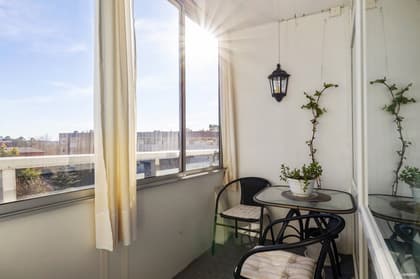 Balkong eller utsiktsbild