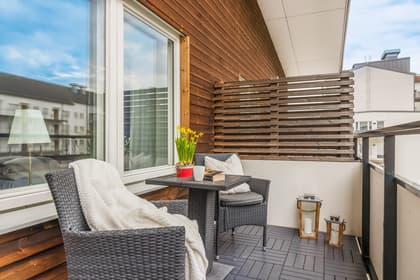 Balkong eller utsiktsbild