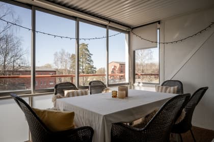 Balkong eller utsiktsbild