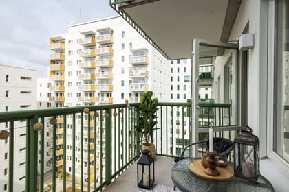 Balkong eller utsiktsbild