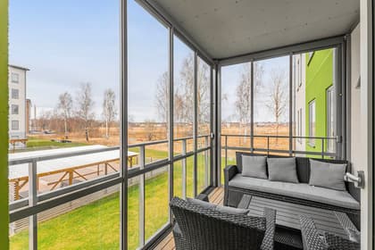 Balkong eller utsiktsbild