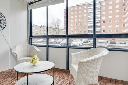 Balkong eller utsiktsbild