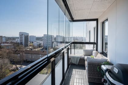 Balkong eller utsiktsbild