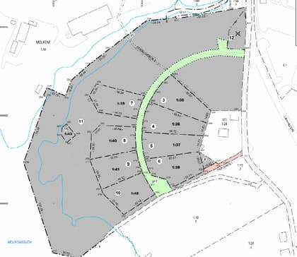 Illustrerad karta över fastigheten eller området