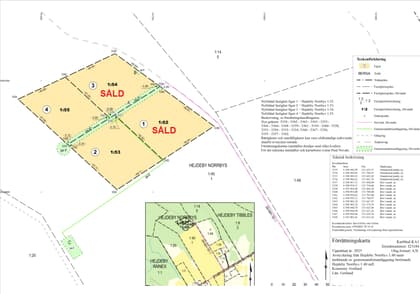 Illustrerad karta över fastigheten eller området