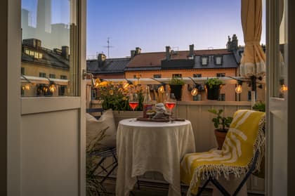 Balkong eller utsiktsbild