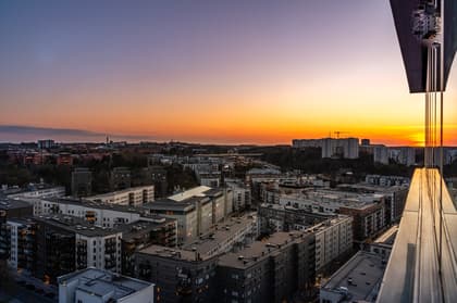 Balkong eller utsiktsbild