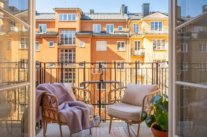 Balkong eller utsiktsbild