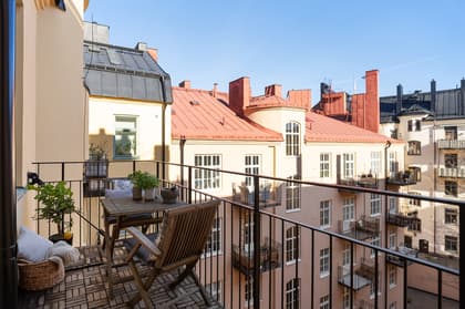 Balkong eller utsiktsbild