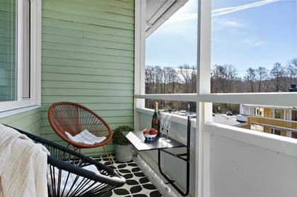 Balkong eller utsiktsbild