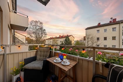 Balkong eller utsiktsbild