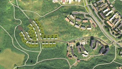 Illustrerad karta över fastigheten eller området