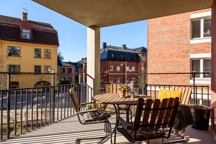 Balkong eller utsiktsbild