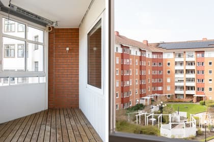 Balkong eller utsiktsbild