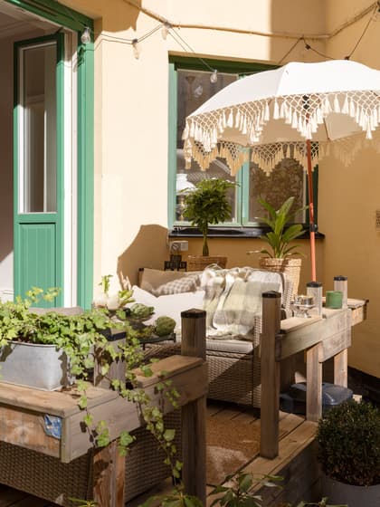 Balkong eller utsiktsbild