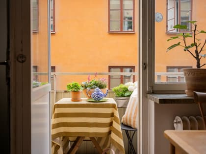 Balkong eller utsiktsbild