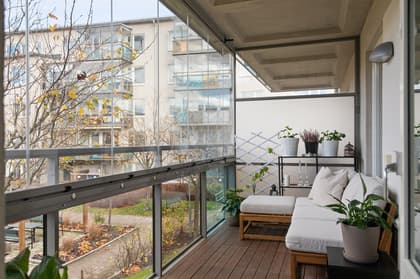 Balkong eller utsiktsbild