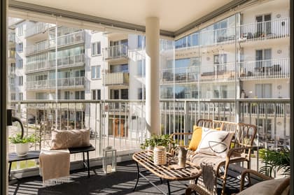 Balkong eller utsiktsbild