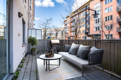 Balkong eller utsiktsbild