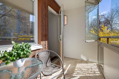 Balkong eller utsiktsbild