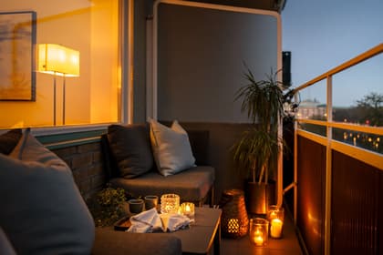 Balkong eller utsiktsbild