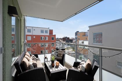 Balkong eller utsiktsbild