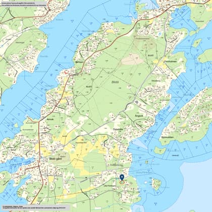 Illustrerad karta över fastigheten eller området