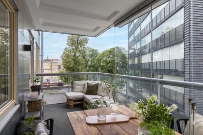 Balkong eller utsiktsbild