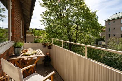 Balkong eller utsiktsbild